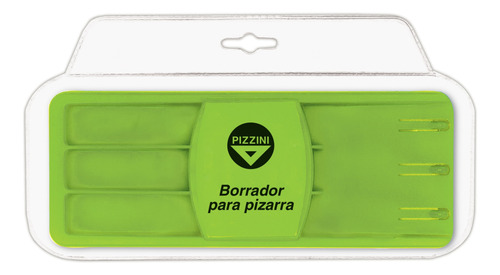 Borrador P/pizarra Pizzini 3 Cavidades Plast. Larga Duracion