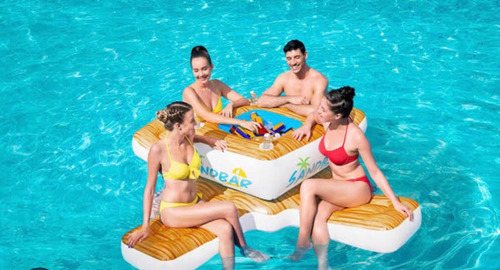 Isla Inflable De Plástico Sandbar Bestway