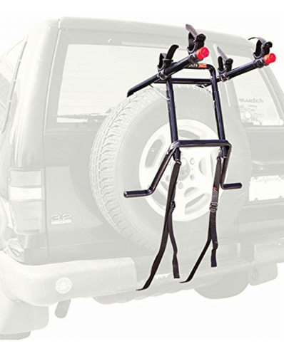 Allen Sports Deluxe 2-bike Spare Tire Rack , Black