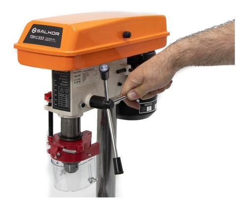 Taladro De Banco 13mm 250 Watts 5 Velocidades Salkor Tbh1300 Color Naranja