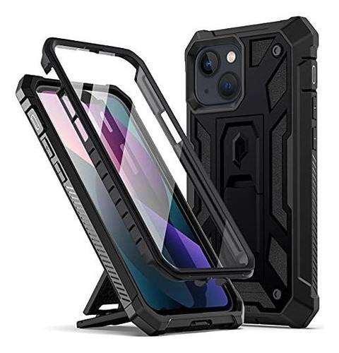 Imagen 7 de 7 de Poetic Funda iPhone 13 Mini C/ Soporte + Mica Serie Spartan