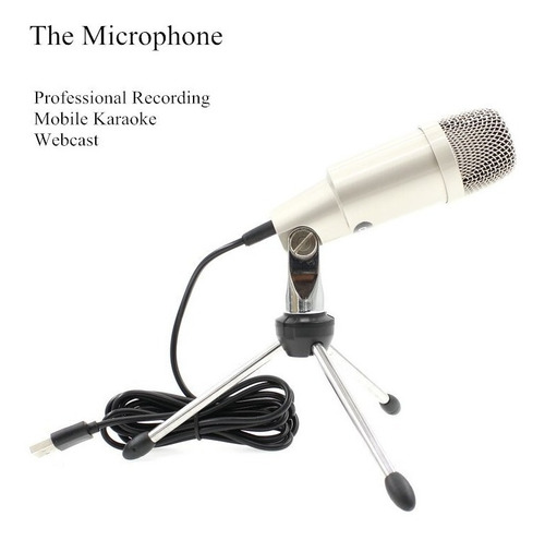 Microfono Porfesional Usb De Condensador Grabacion Neuvo