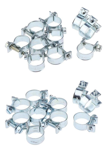 20 Piezas Mini Abrazaderas De Manguera De Combustible Kit