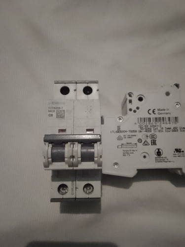 Breaker De Control Siemens 2x6 Amp Nuevo