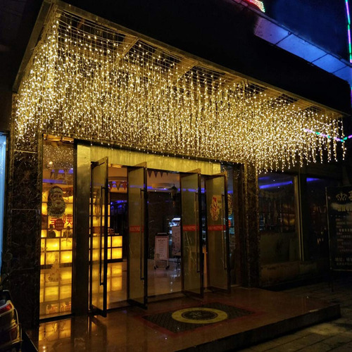 Luces Led Gyding En Cascada Para Navidad Y Decoraciones