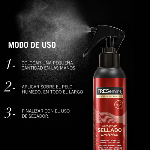 Coat Spray Tresemmé Sellado Antifrizz 190 Ml