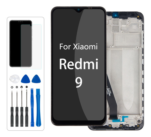 Imagen 1 de 6 de Pantalla Lcd Para Xiaomi Redmi 9 Con Marco Original