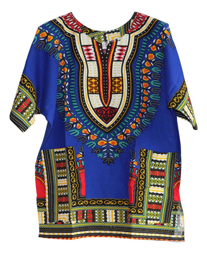 Camisa Dashiki Africana Para Hombres Y Mujeres, Ropa De