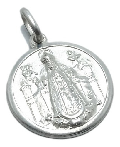 Medalla Virgen De Itatí - Plata - Grabado - 18mm