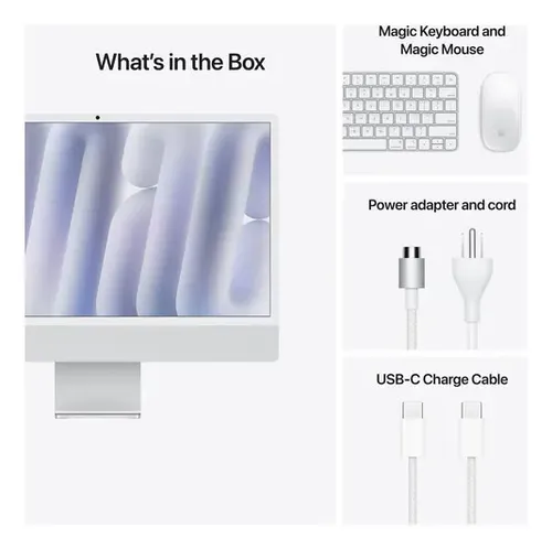 iMac Apple M4/ 16gb Ram / 256gb Ssd Cor Prata | MercadoLivre