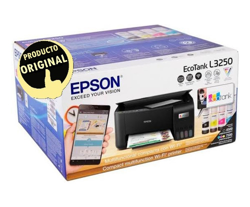 Impresora Multifuncional Epson L3250 Wifi Ecotank Tinta