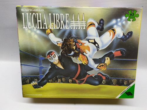 Rompecabezas Lucha Libre Triple Aaa Octagon Vs Psicosis