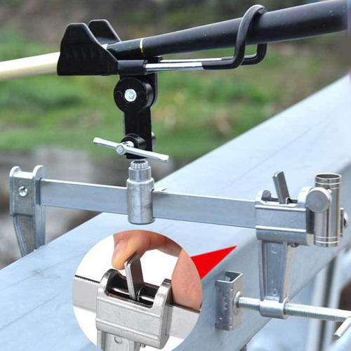 Soporte Para Caña De Pescar Con Abrazadera Tipo Puente 23cm