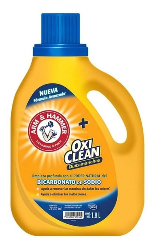 Detergente Quitamanchas Arm & Hammer + Oxi Clean 1.8L