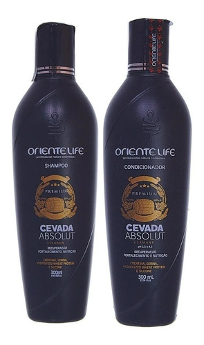  Kit Cevada Oriente Life Sh+cond Hidratação Cabelo Ressecado