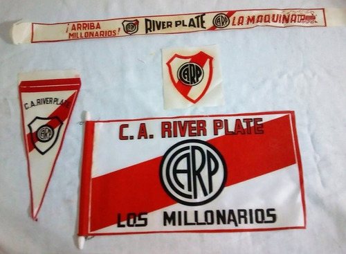 Banderin River, Parche, Vincha, Bandera Todo Decada Del 70