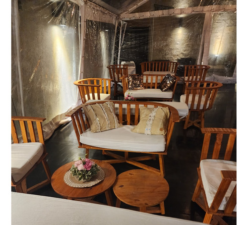 Alquiler Livings Rustico Carpas Puffs Sillas Tiffany Eventos