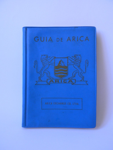Guía De Arica 1961-62 Historia Fotos Gutiérrez-concha