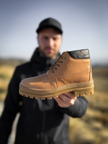 Borcego Bota De Cuero De Hombre Libertarios
