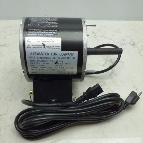 Airmaster Mdu75-12060s-2 Fan Motor, 1/4hp, Rpm 1100/3 Sp Zzk