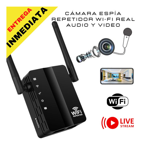 Camara Espia Repetidor Wifi Real Audio 1080p Access Point 