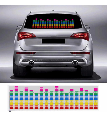 Para Música Automotiva, Iluminação Led, Equalizador De Som