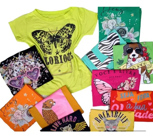 Kit Blusa De Viscose Variadas MercadoLivre