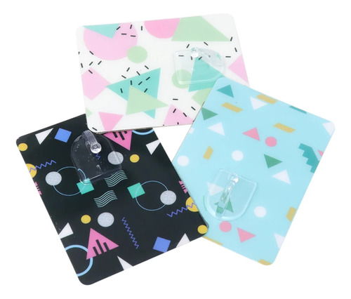 Ganchos Adheribles Set De 3 Kit 9 Piezas