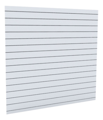 Panel Ranurado Slotwall Slatwall Mdf 18mm Blanco 260x90