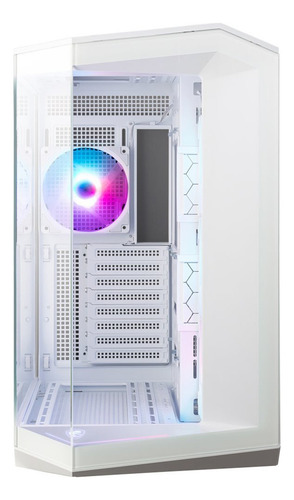 Gabinete Gamer Msi Mag Pano 100r Pz Atx 4 Fan Usb-c Blanco