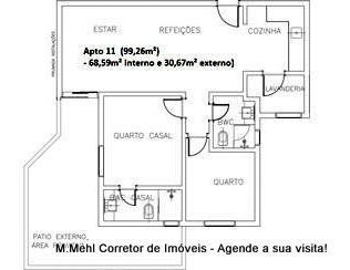 Imagem 27 de 30 de Apartamento Com 2 Dormitórios À Venda Com 115.21m² Por R$ 519.000,00 No Bairro Cristo Rei - Curitiba / Pr - M2cr-ebef2223