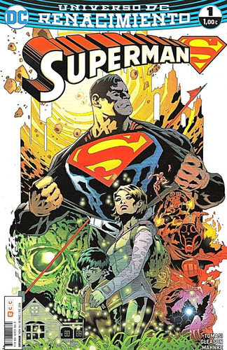 Comic Dc Universo Rebirth Superman  # 1 Ecc Editores Español