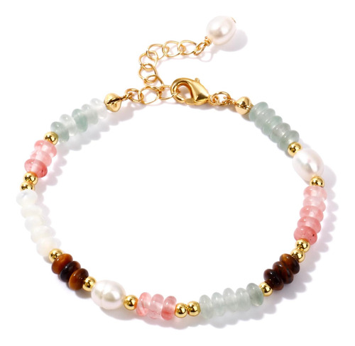 Dainty Pearl Bracelet Pulseras De Perlas De Agua Dulce Chapa