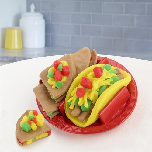 Juego De Comida Play-doh Taco Time Para Niños 3+ Con 4