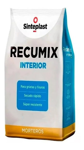 Cemento Mezcla Repara Superficies Interior Recumix 1.25kgs