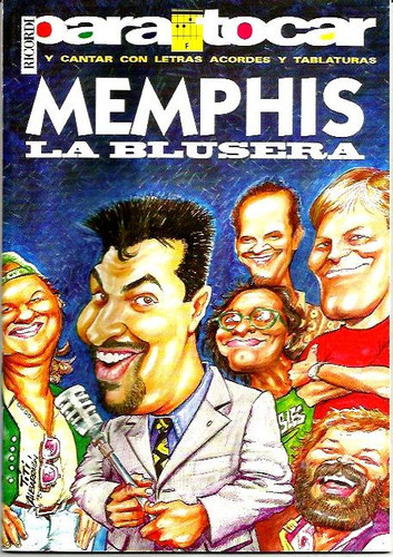 Memphis La Blusera: Canciones, Letra Y Musica Para Cantar Y Tocar En Guitarra.ta, De Sin . Serie N/a, Vol. Volumen Unico. Editorial Ricordi, Tapa Blanda, Edición 1 En Español, 1998