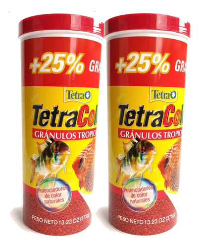 Comida Tetra Color Pez 375gr X2 - g a $78