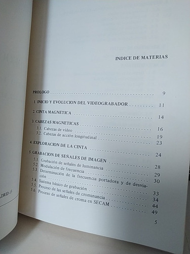 Videograbación Teoría Y Práctica Vcr Beta Vhs Video 2000 Tom (Usado)