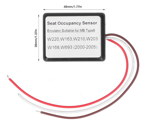 Q Sensor De Ocupación Del Asiento Emulador De Ajuste Para
