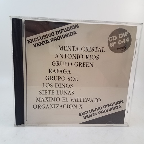 Leader Cd 44 Menta Cristal A Rios Green Rafaga Cumbia Mb 