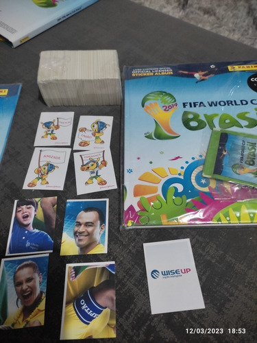 Álbum Figurinhas C/ Dura Copa 2014 Completo P/ Colar +brinde