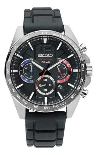 Relógio Seiko Essentials Cronógrafo Preto Ssb347