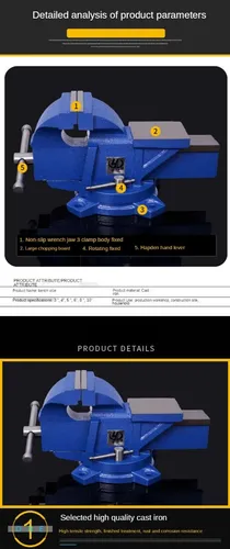 Tornillo De Banco Mecánico 4 Pulgadas 100mm Morsa