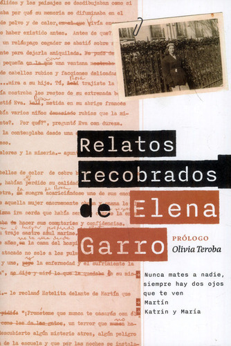 Relatos Recobrados De Elena Garro, De Elena Garro. Editorial Benemérita Universidad Autonoma De Puebla, Tapa Blanda, Edición 2023 En Español