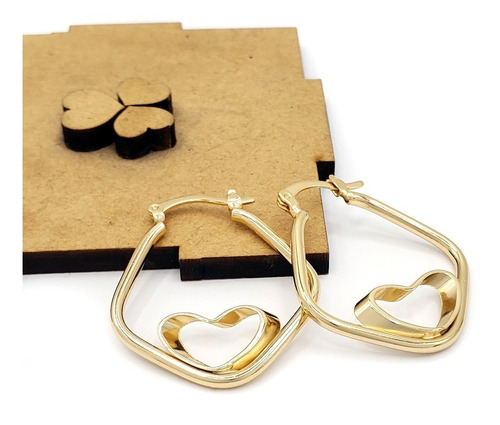 Aretes Candongas Oro Laminado 18k Iconic Store