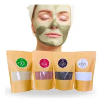 Comprar Kit 4 Arcillas Y Barros Mascarillas Verde Rojo Negro Blanco