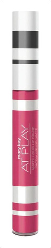 Labial Mary Kay Liquid Lipstick At Play color pink me up satinado