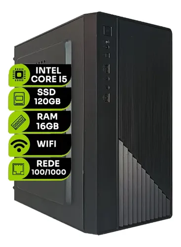 Computador Cpu Intel Core I5 4590 Ssd 120gb 16gb Memória Ram
