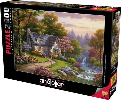 Puzzle 2000 Piezas Stonybrook Falls Cottage - Anatolian 