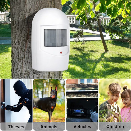 Sensor Movimiento Entrada A Local, Casa Sonido Alarma Aviso